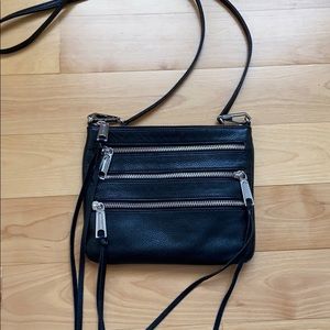 black cross body bag